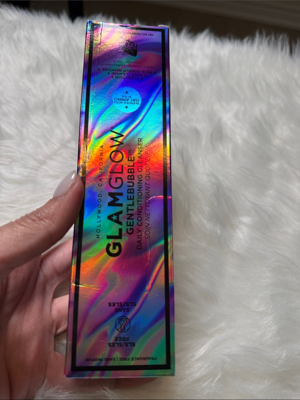GLAMGLOW Holographic GentleBubble Daily Cleanser - Rainbow Shine